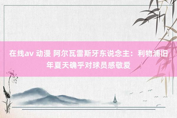 在线av 动漫 阿尔瓦雷斯牙东说念主：利物浦旧年夏天确乎对球员感敬爱